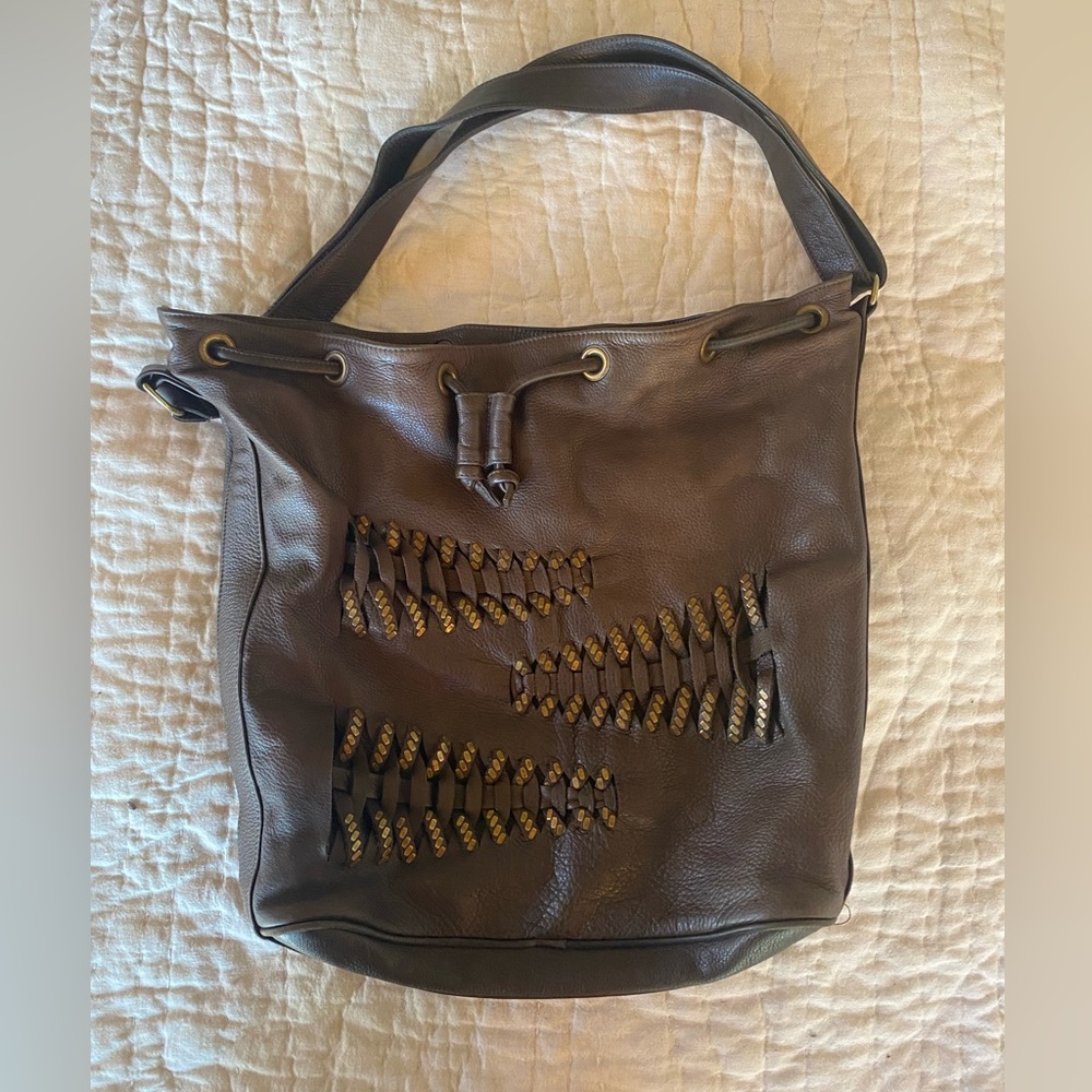 Colleen Cordero brown purse